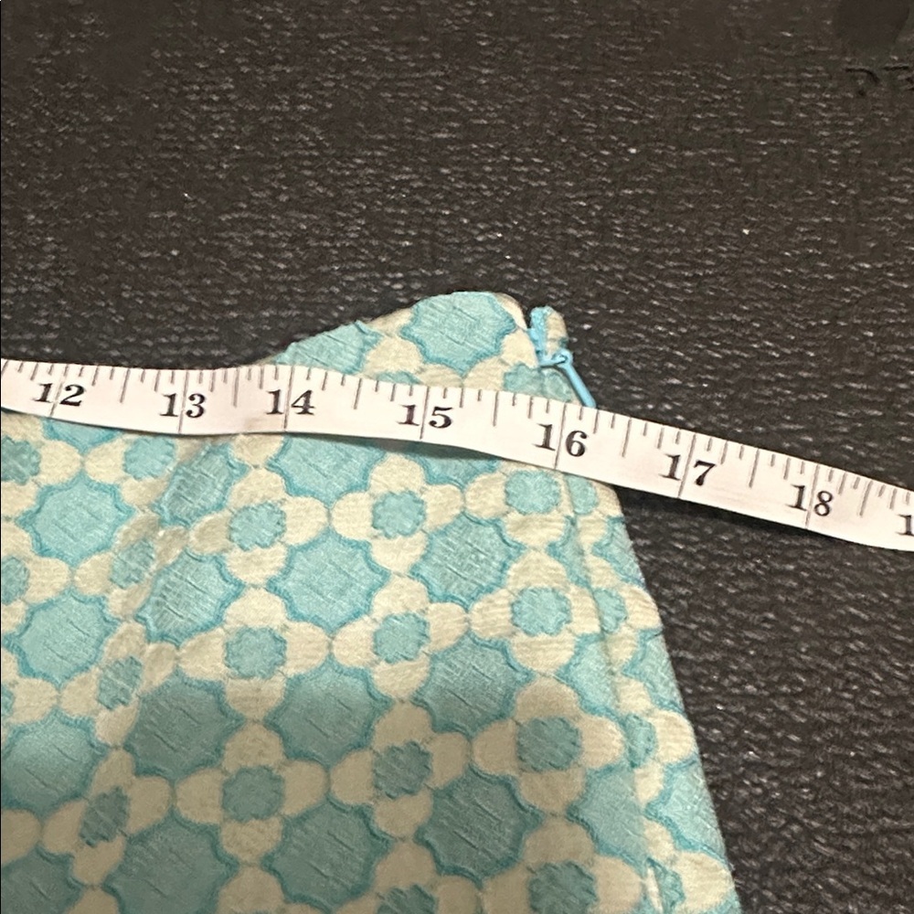 NWT Nordstrom Paperwhite Blue and Cream Textured Pants size 8 - Picture 5 of 9